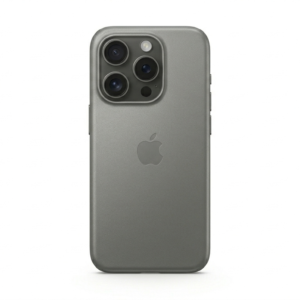 Grey case for iPhone 15 Pro